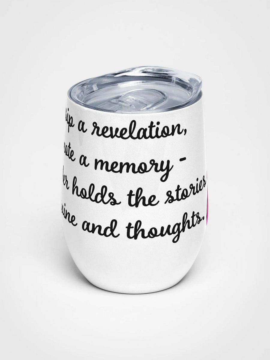 NeonHalo Notes Wine Tumbler product image (2)