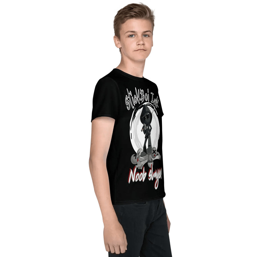 Youth Gamer tshirt – NOOB Slayer by StickBoi Ink product image (6)