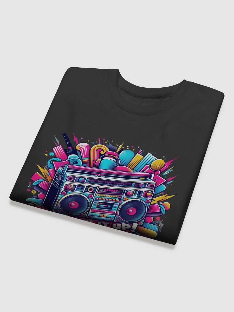 Retro Boombox Blast Premium Sweatshirt | AI Design oldschool product image (4)