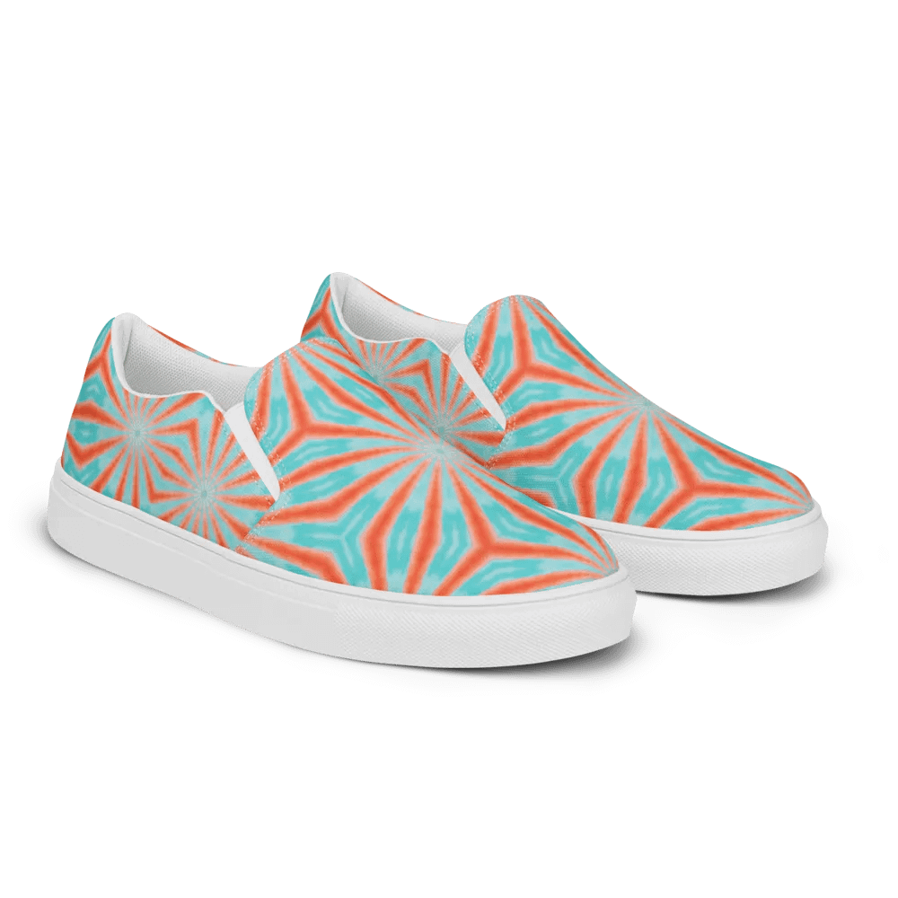 Radiant Burst Women's Canvas Slip-Ons product image (9)