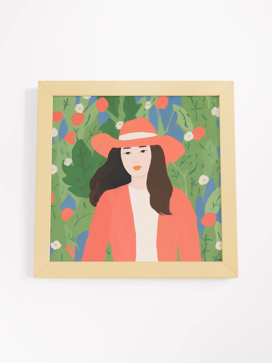 Vibrant Floral Illustration Matte Poster product image (29)
