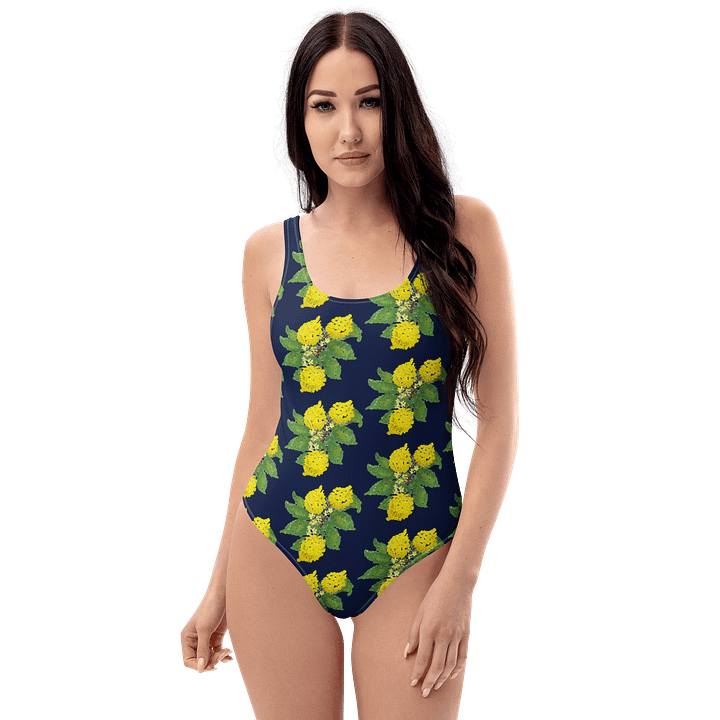 Lemon Love Blue One-Piece Swimsuit product image (2)