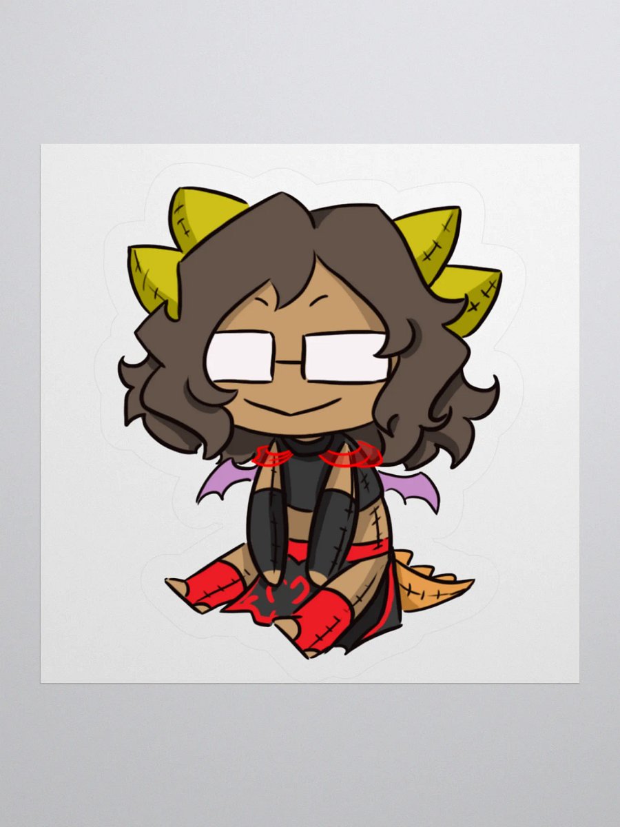 Chibi Din Plushie Sticker product image (1)