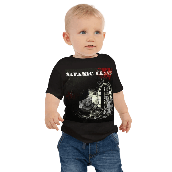 Satanic Claus Unisex Baby Tee product image (1)