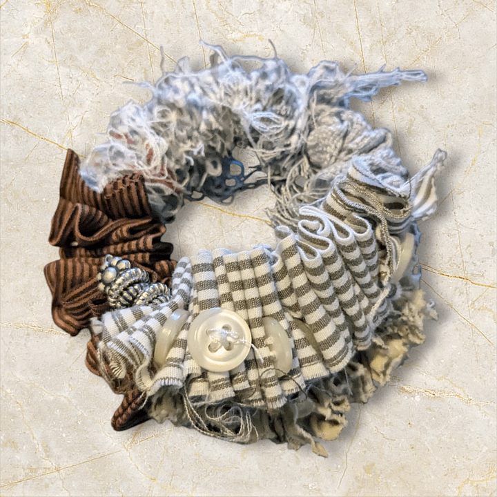 Boho Mixed Fabrics Snap Bracelet product image (1)