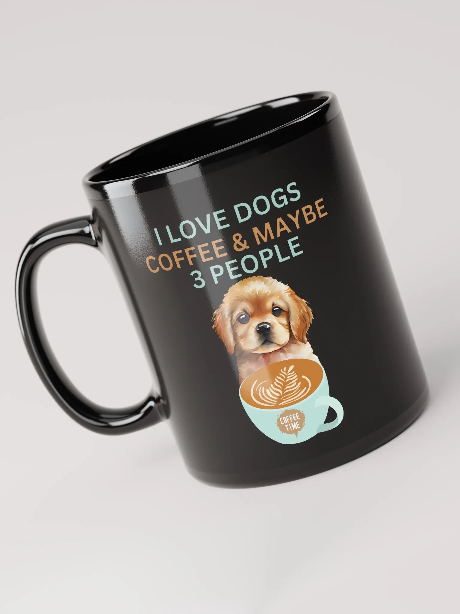" I Love Dogs, Coffee & Maybe 3 People " Coffee Mug product image (5)