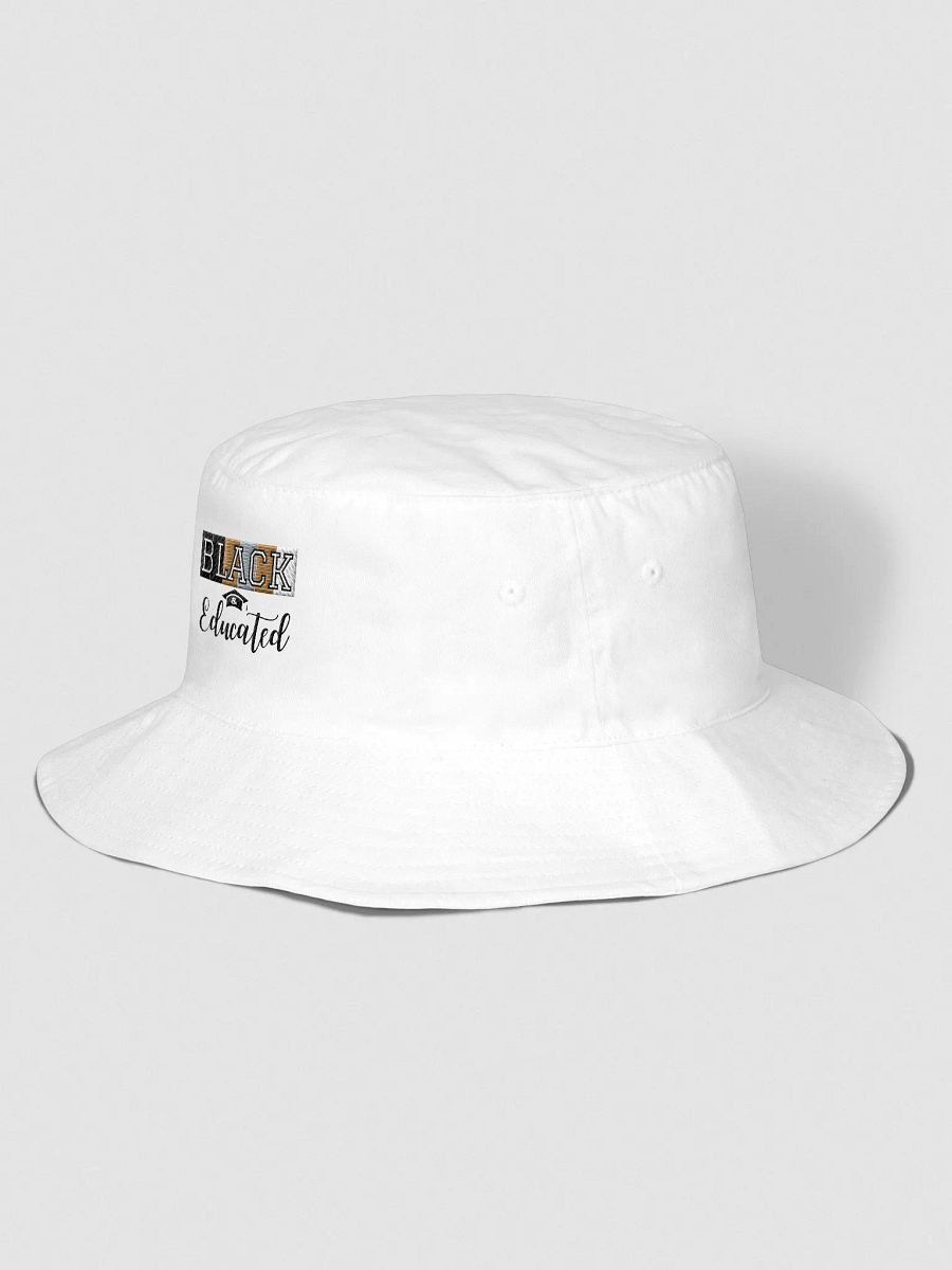 Black & Educated Varsity/Script Bucket Hat product image (2)
