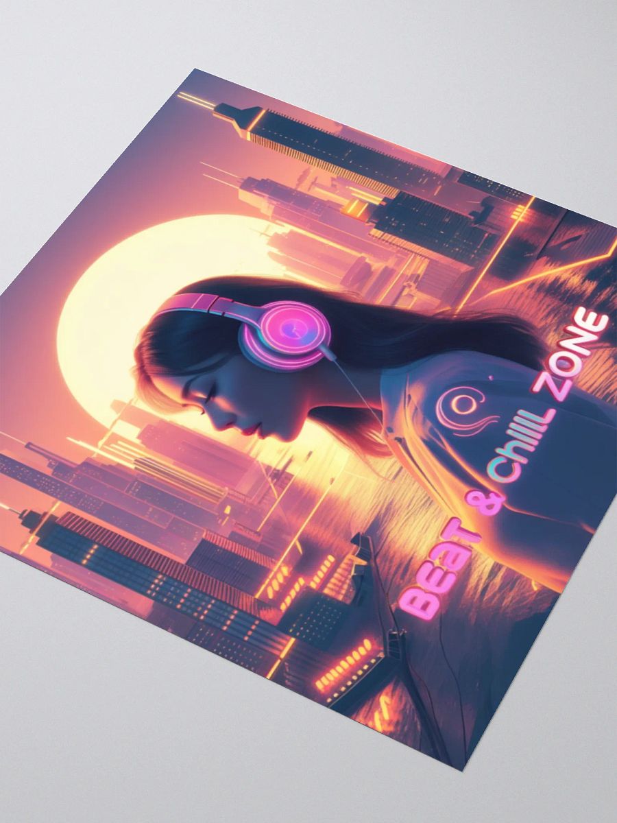 Futuristic Beat & Chill Sticker Set product image (10)