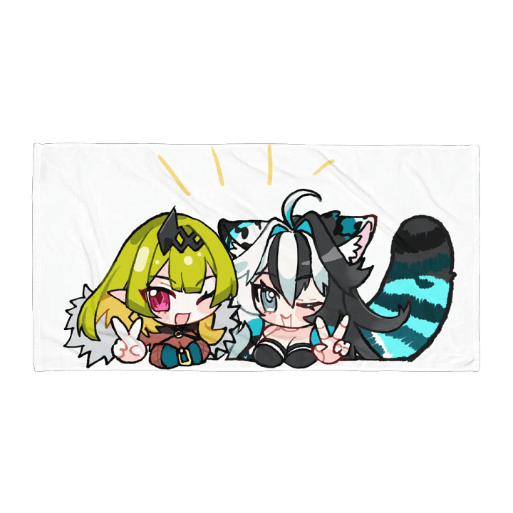 Mimi and Jyuka towel product image (1)