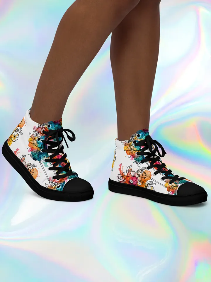 Ink Splash Bouquet High Tops product image (2)
