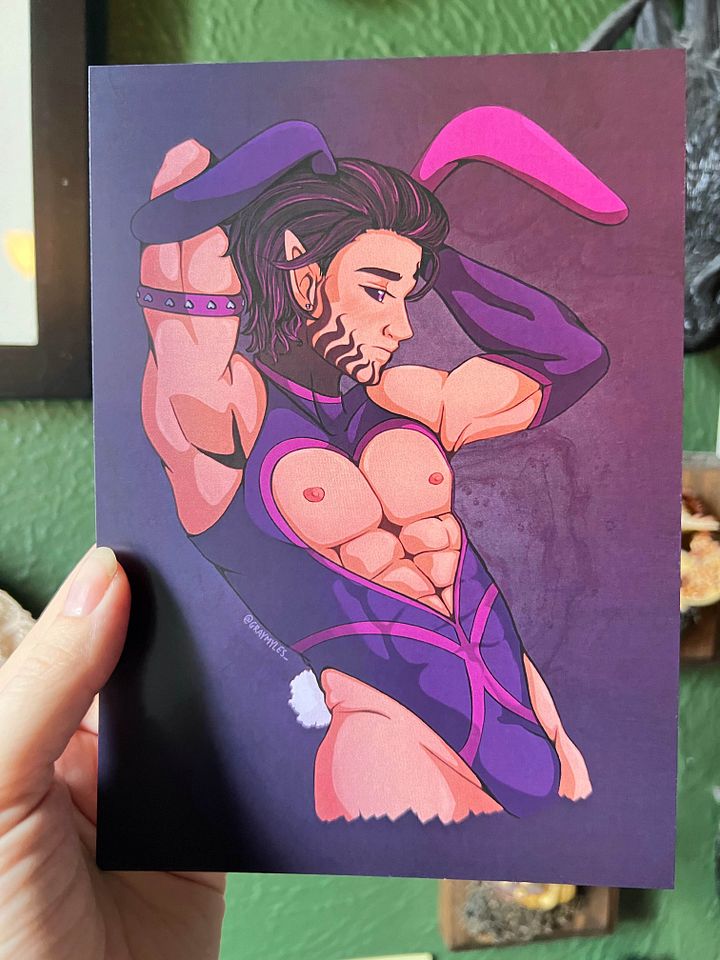 Bunny Boy Elias Print product image (1)