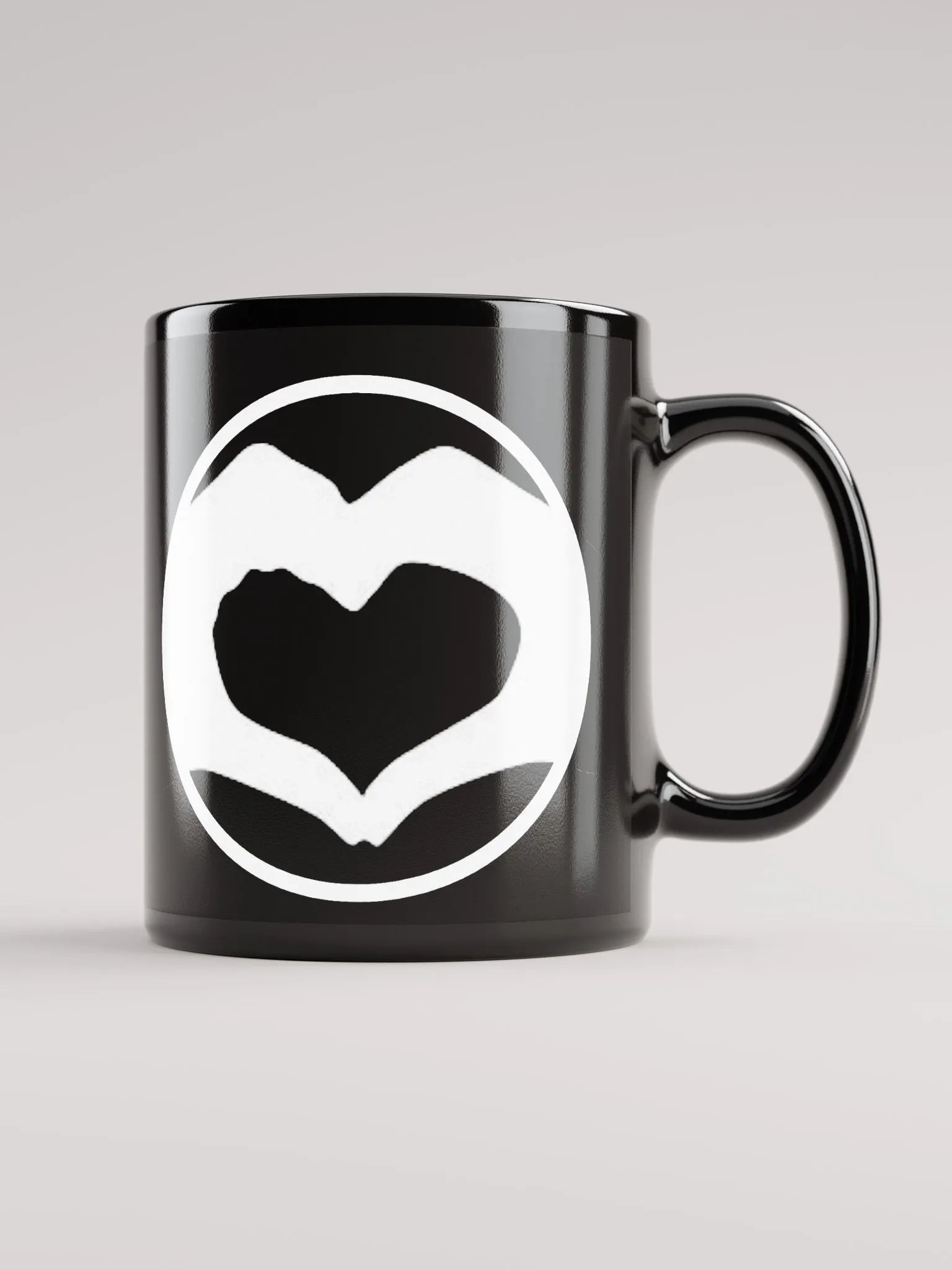 Unity Circle Black Coffee Mug product image (1)