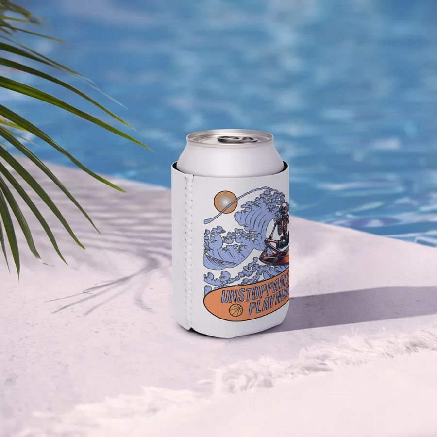 Unstoppable Playmaker Skeleton Basketball Can Cooler product image (8)