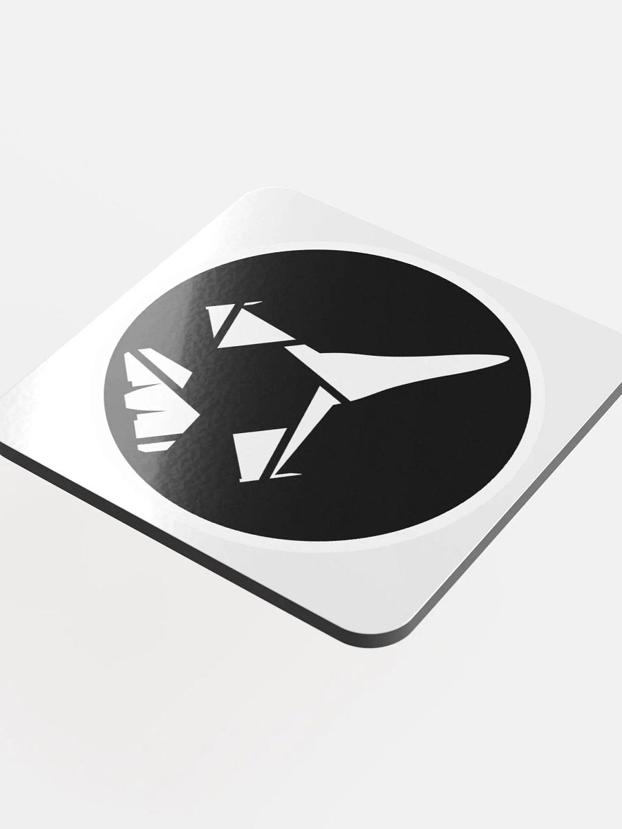 Glossed Cork Coaster - channel logo product image (4)