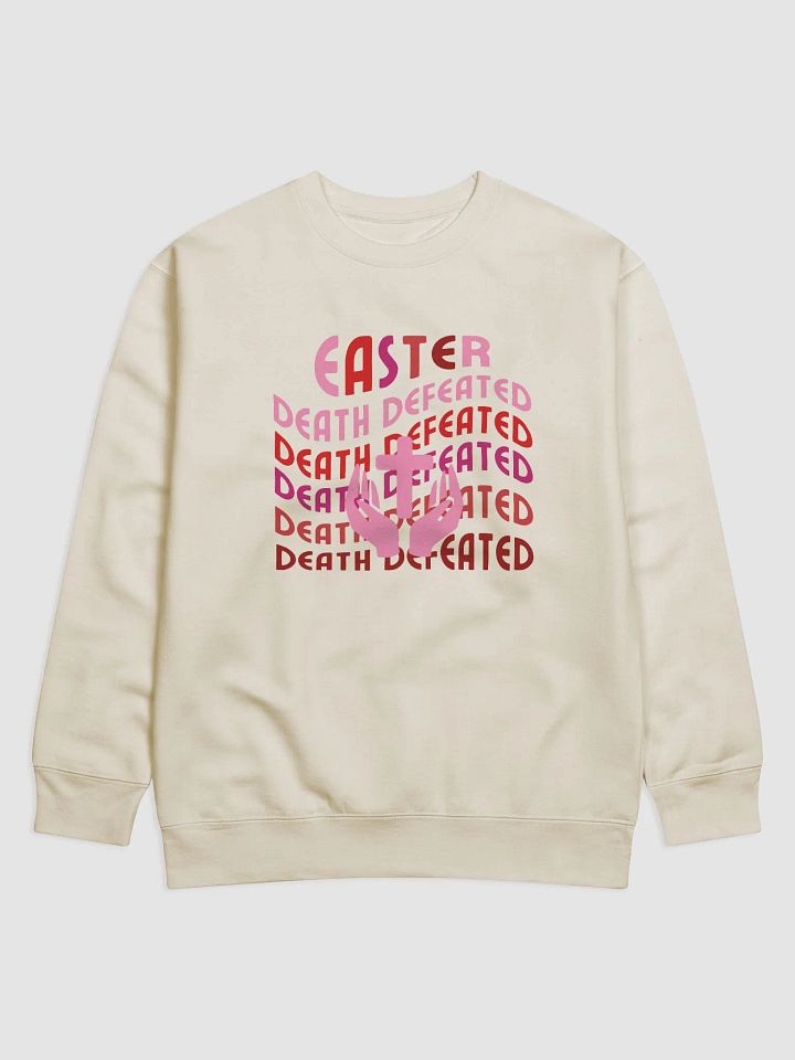 EASTER: Death Defeated, Christian Faith, Heritage Sweater product image (2)