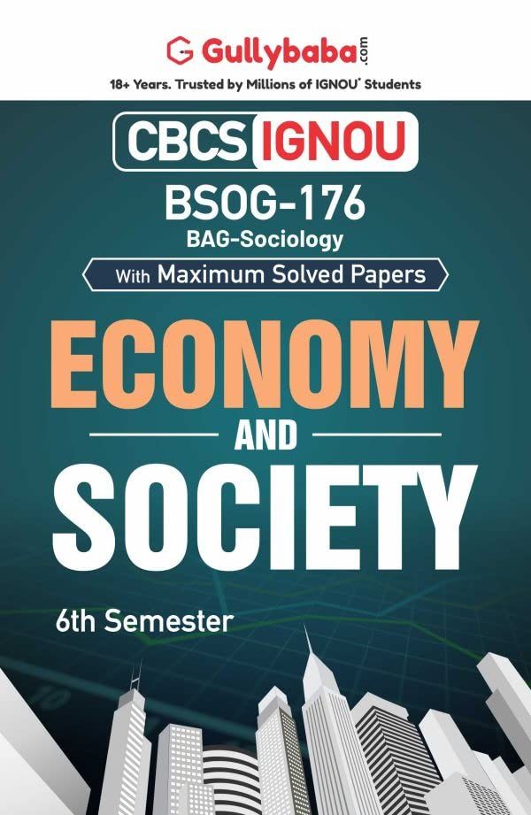 IGNOU BSOG-176 - Economy and Society product image (1)