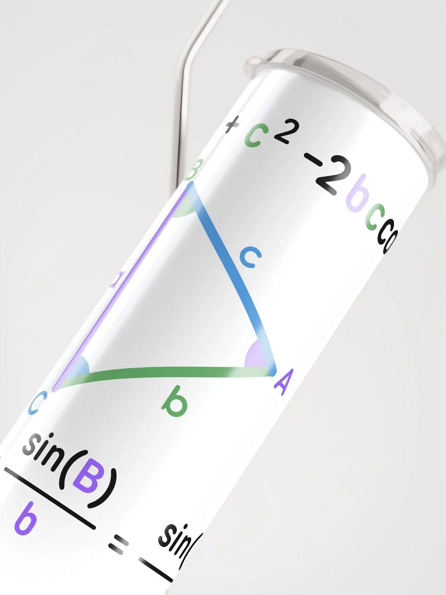 Stainless Steel Tumbler with Math Formulas product image (4)