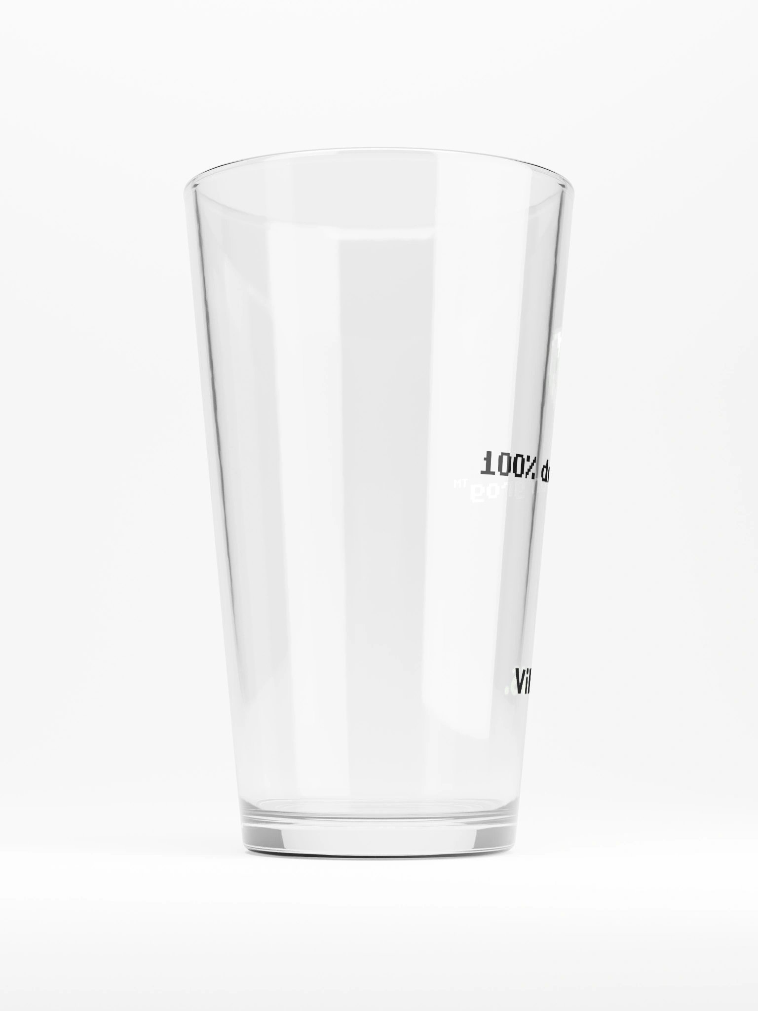Villainy VS 100 Percent Grog Pint Glass product image (2)