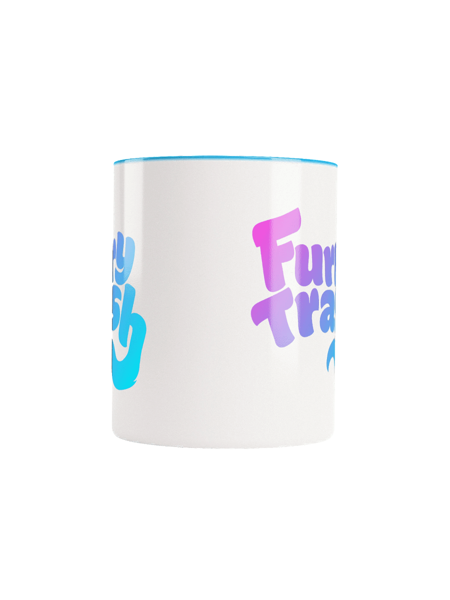 Furry Trash Mug - Bubble Logo (Twilight Gradient) product image (5)
