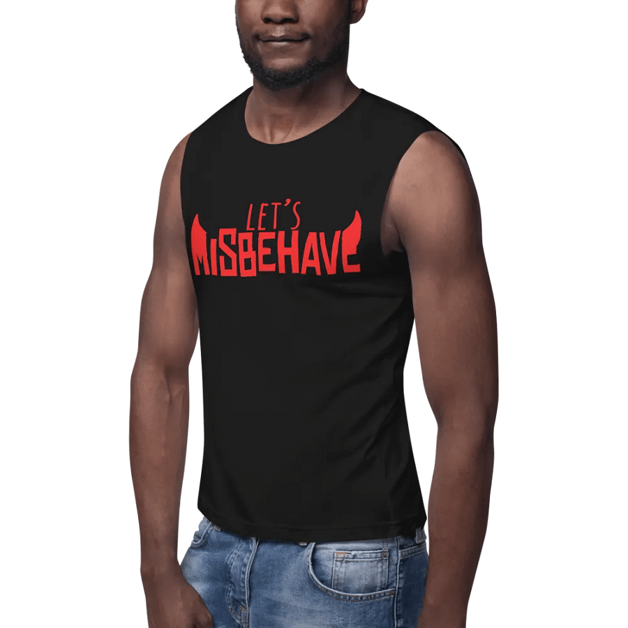 Let's Misbehave Muscle Shirt (Black) product image (7)