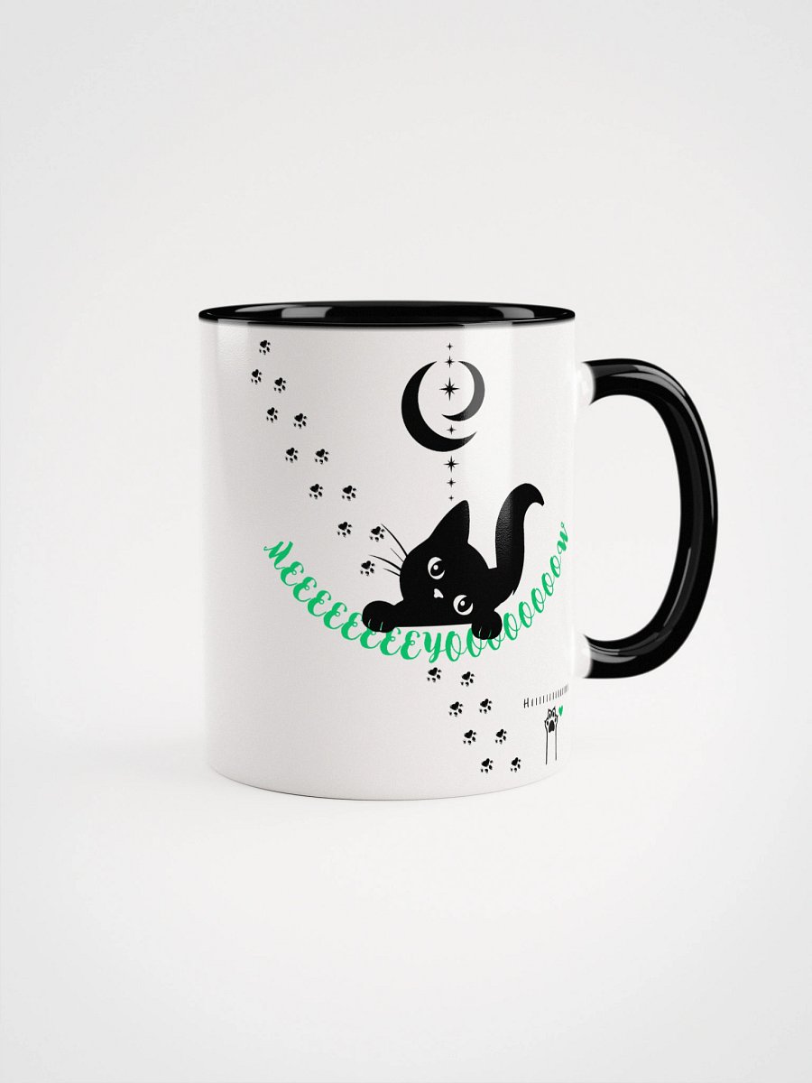 Meeeeeyoooooooow Hiiiiiiiii - Mug (Green Font) product image (3)