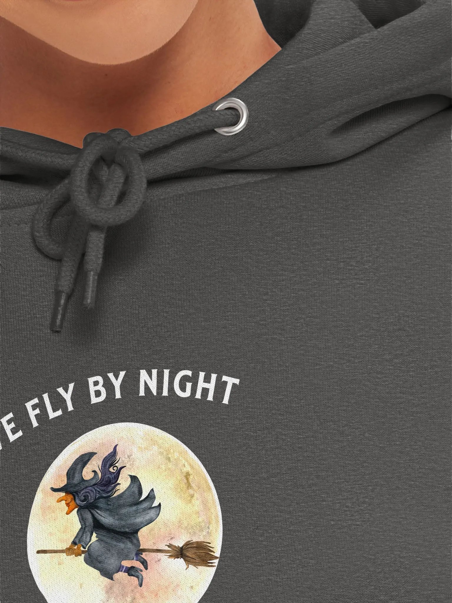 Witch Flying Broomstick Halloween Hoodie product image (15)