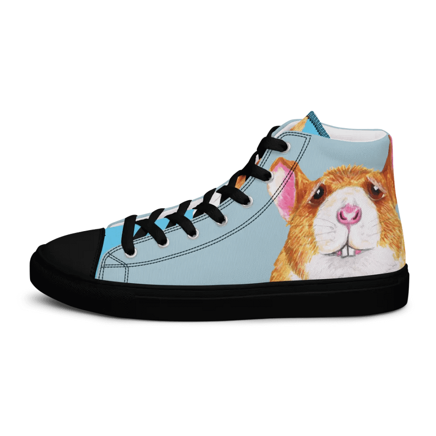 Worried rat High Top Canvas Shoes (womens) product image (7)