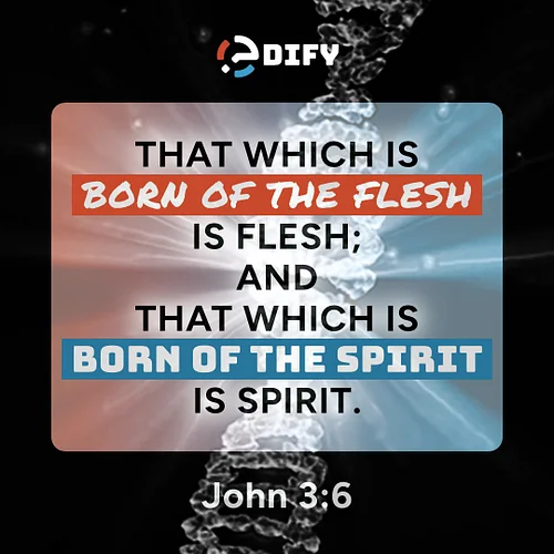 Drawing parallels between the natural and spiritual world is about as safe as riding a unicycle on a tightrope.

To compare p...