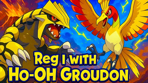 No video today(until later), but live now playing a goofy bulky Ho-Oh/Groudon Reg I #PokemonVGC Team!  Should be fun!  Watch ...