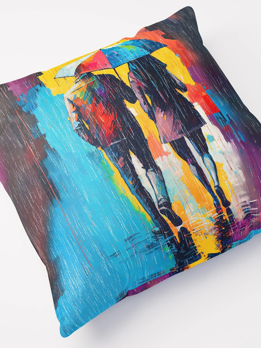 Walking In The Rain - Romantic Abstract Throw Pillow product image (5)