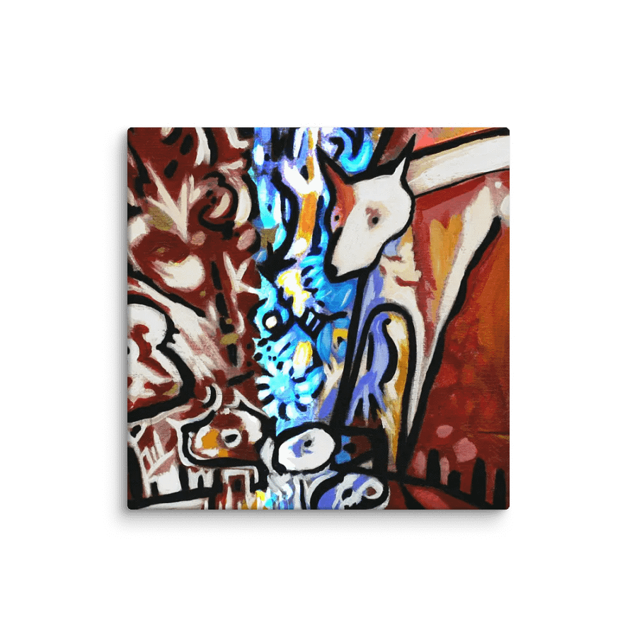 Night Fox Allcolor Stretched Canvas product image (1)