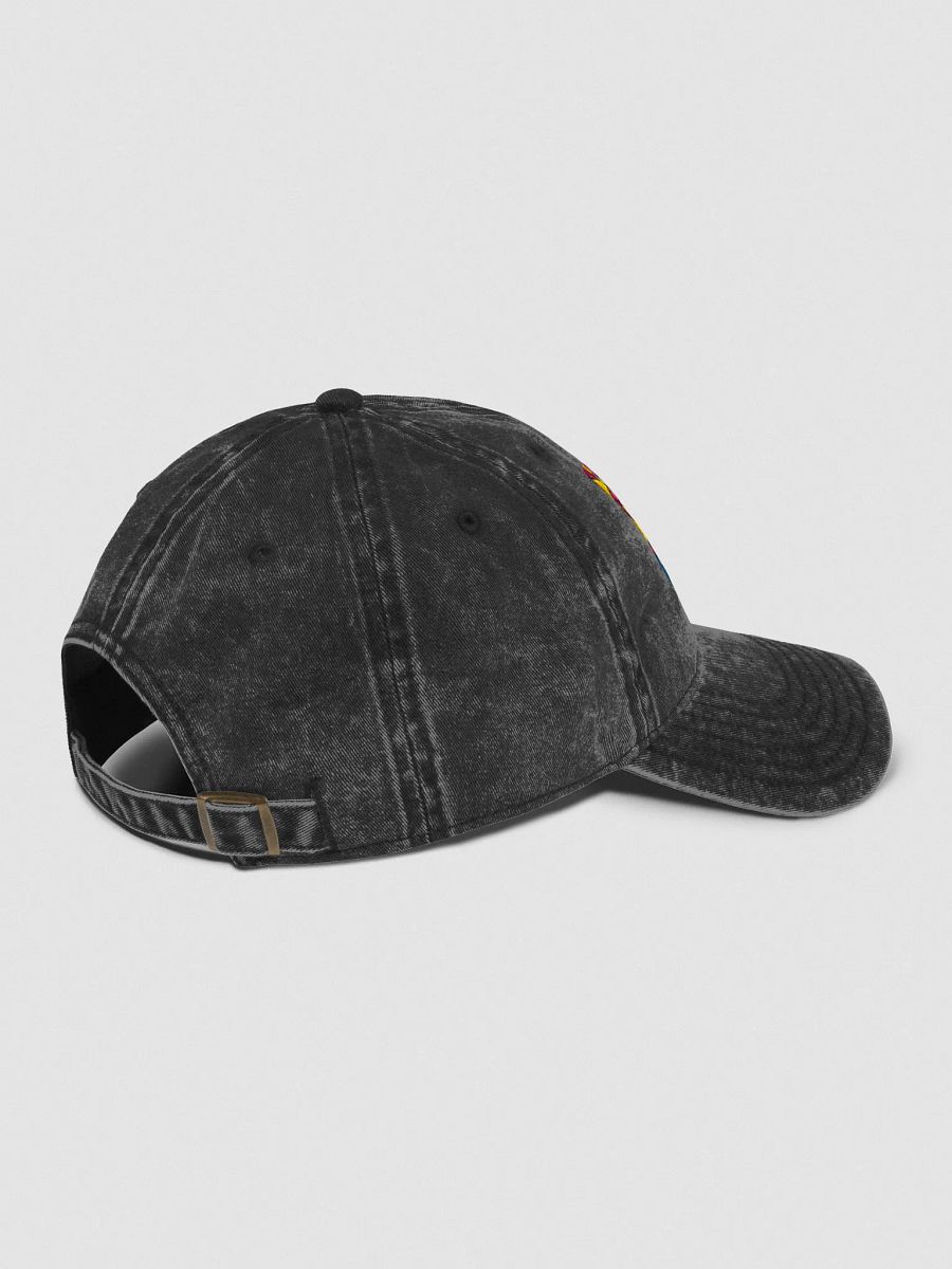 Swirling Retro Lines Dad Hat - Wave at Sunset product image (14)