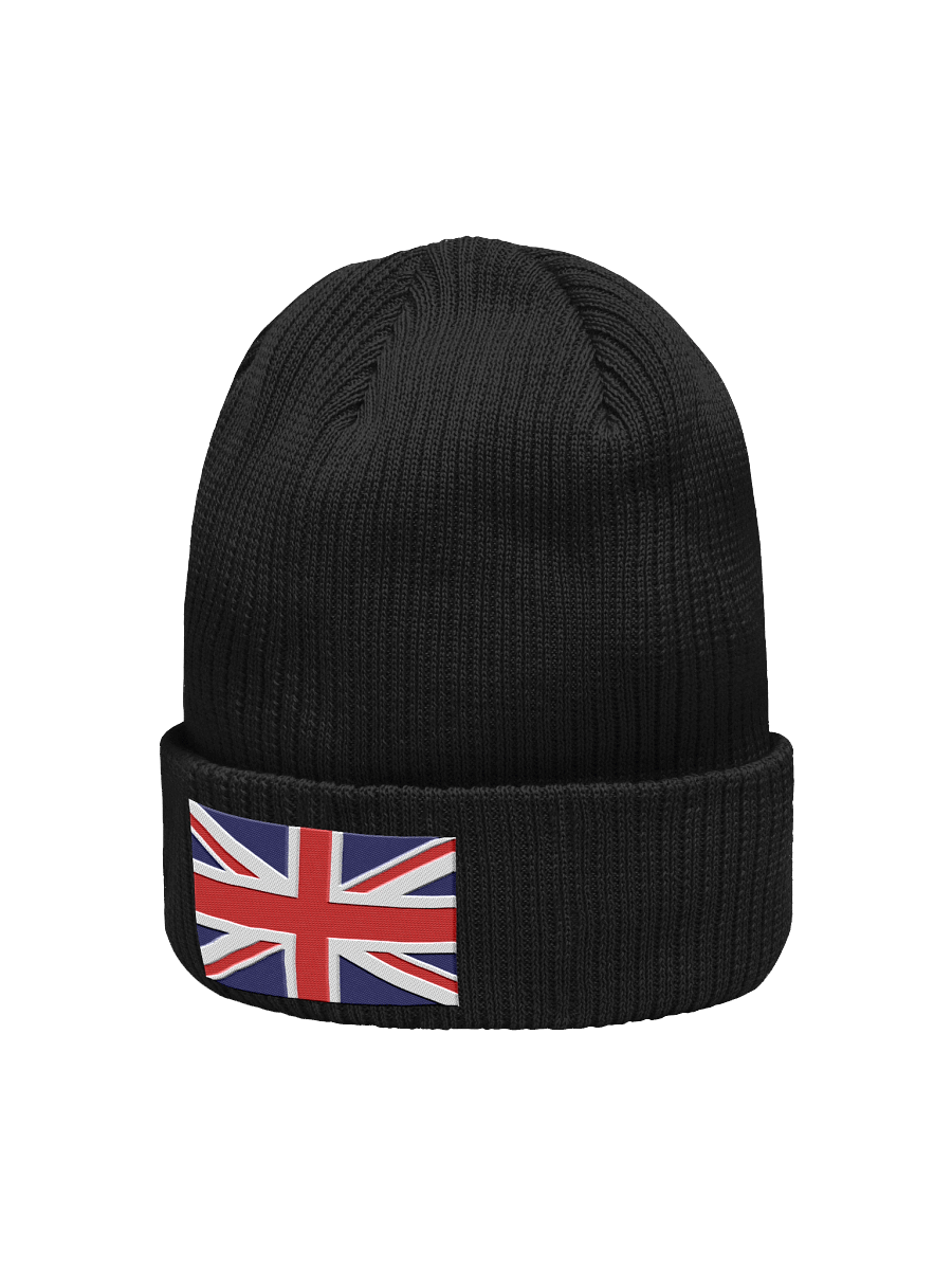 Union Jack Embroidered Organic Beanie product image (6)