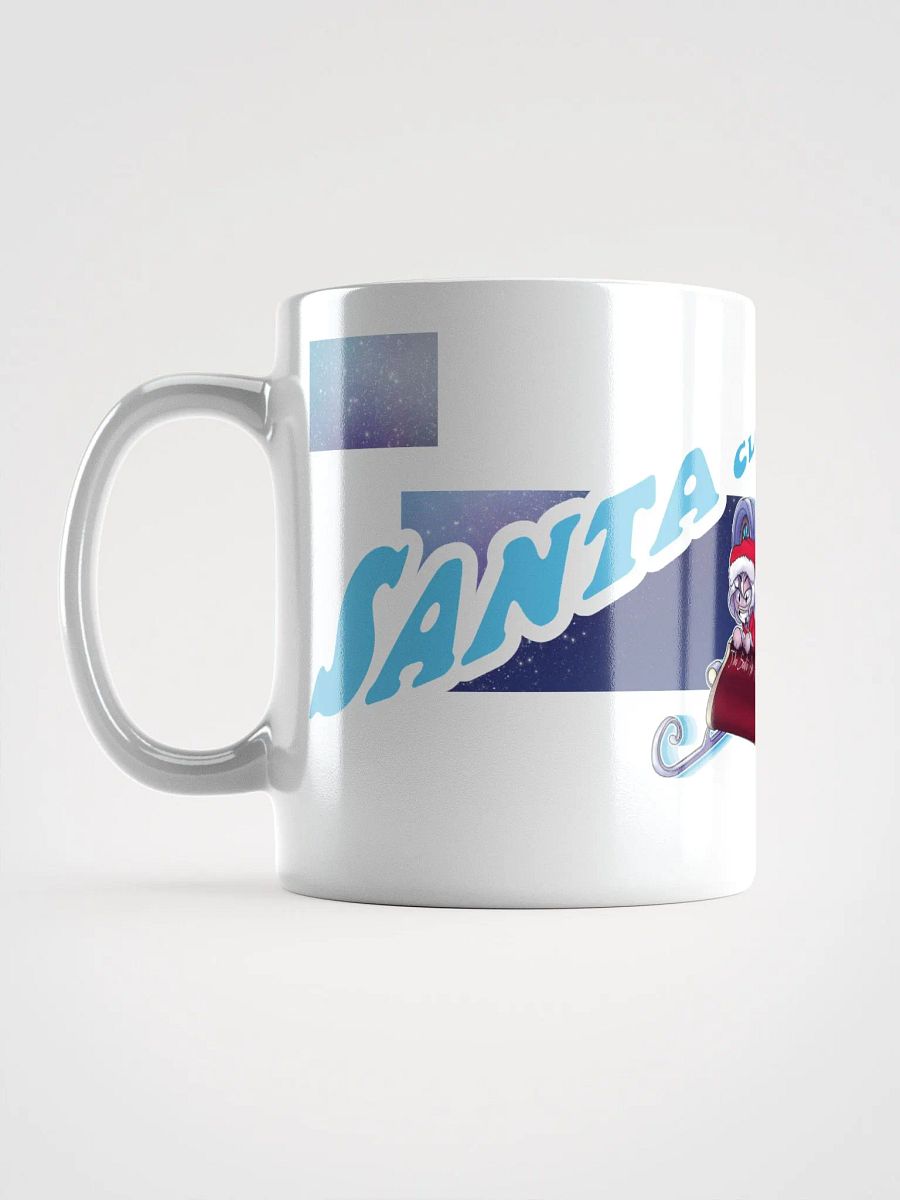 "Santa Claus is coming to town!" Scarvenmot Trio White Glossy Mug product image (16)
