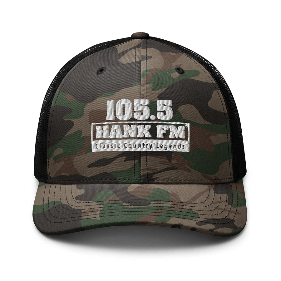 Hank Camo embroidered hat product image (1)