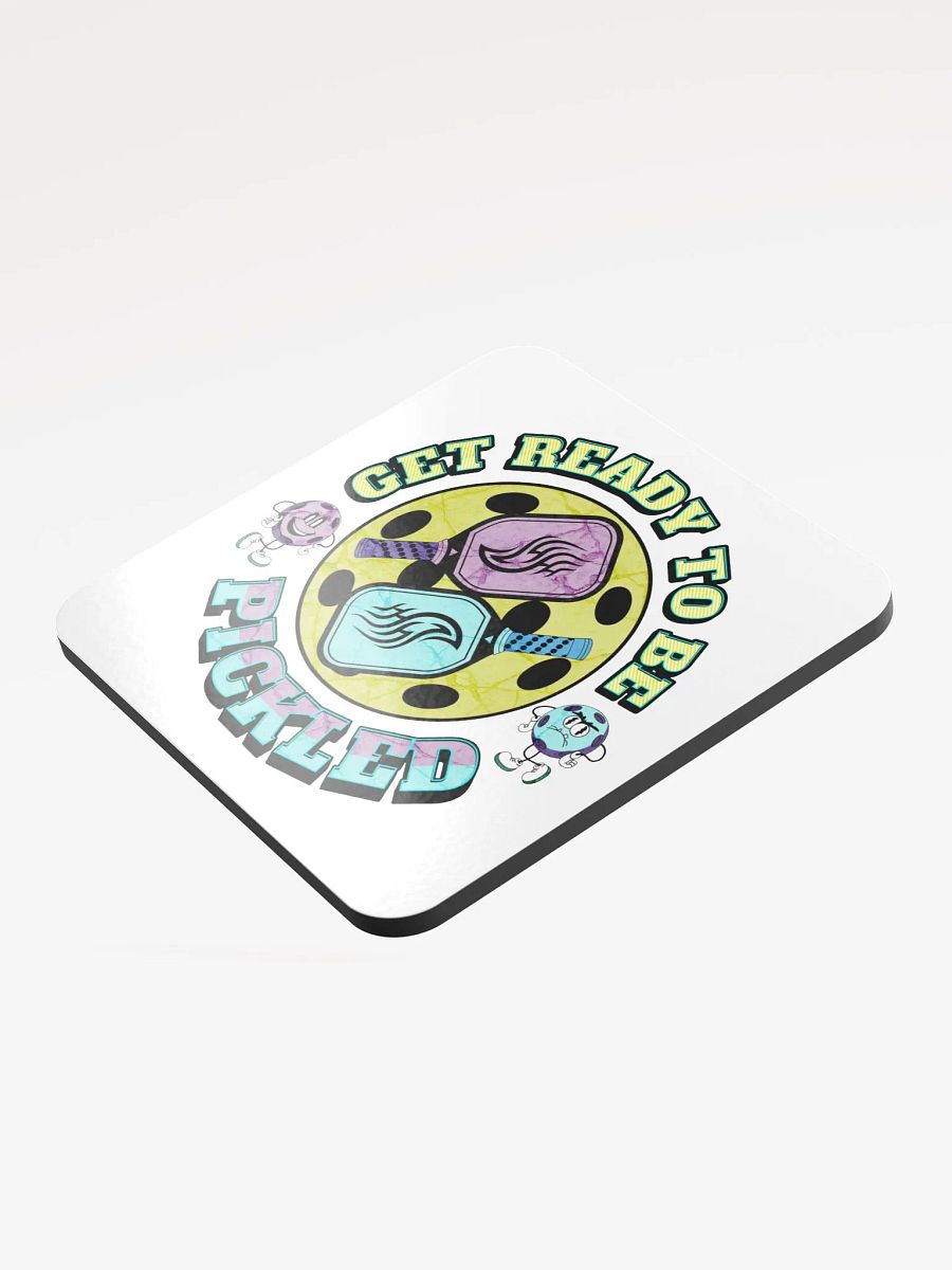 Get Ready To Be Pickled Pickleball Paddles Crossed Cork Coaster product image (4)