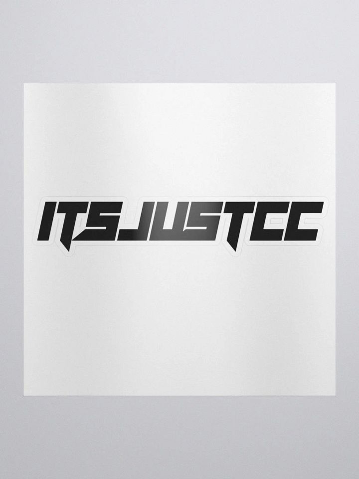 ItsJustCC Black Text Sticker product image (1)