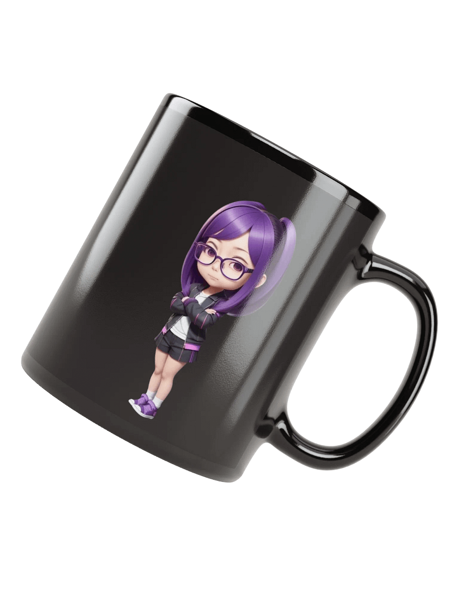 (PURPLE CHIBI) K Black Mug product image (4)