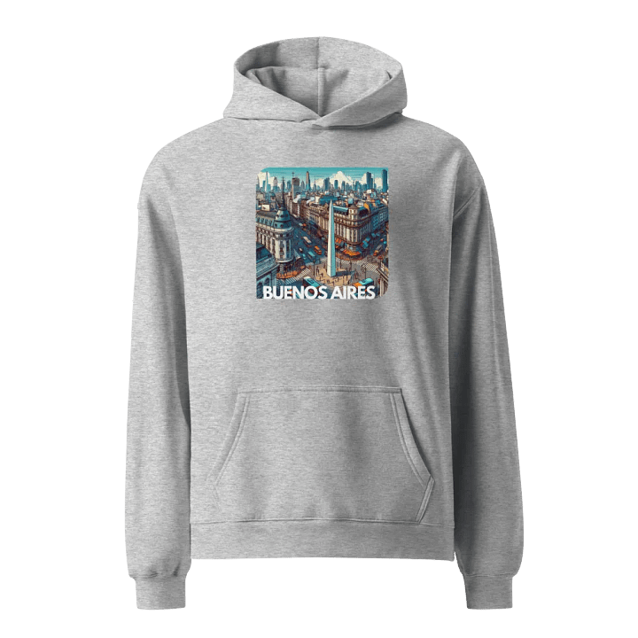 AS Colour Unisex Premium Oversized Hoodie | AI design BUEBOS AIRES city product image (1)