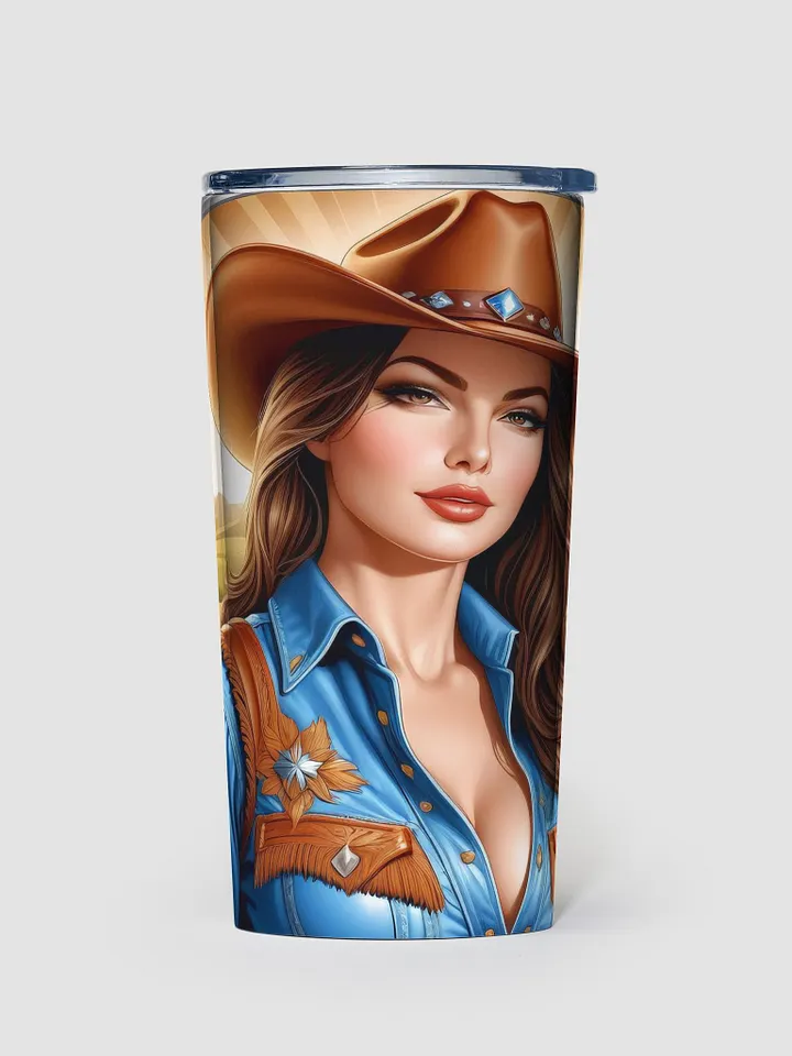 Beautiful Cowgirl 20 oz Stainless Steel Tumbler - V2 product image (1)