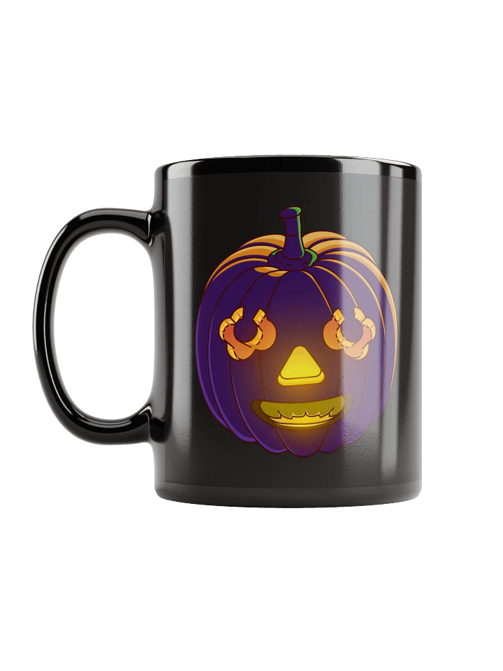 Flame pumpkin - Black mug product image (2)