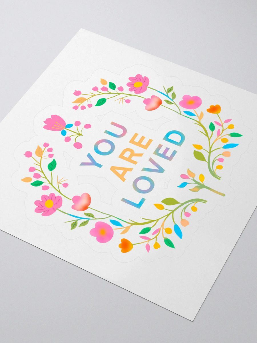 You Are Loved Floral Sticker Set product image (7)