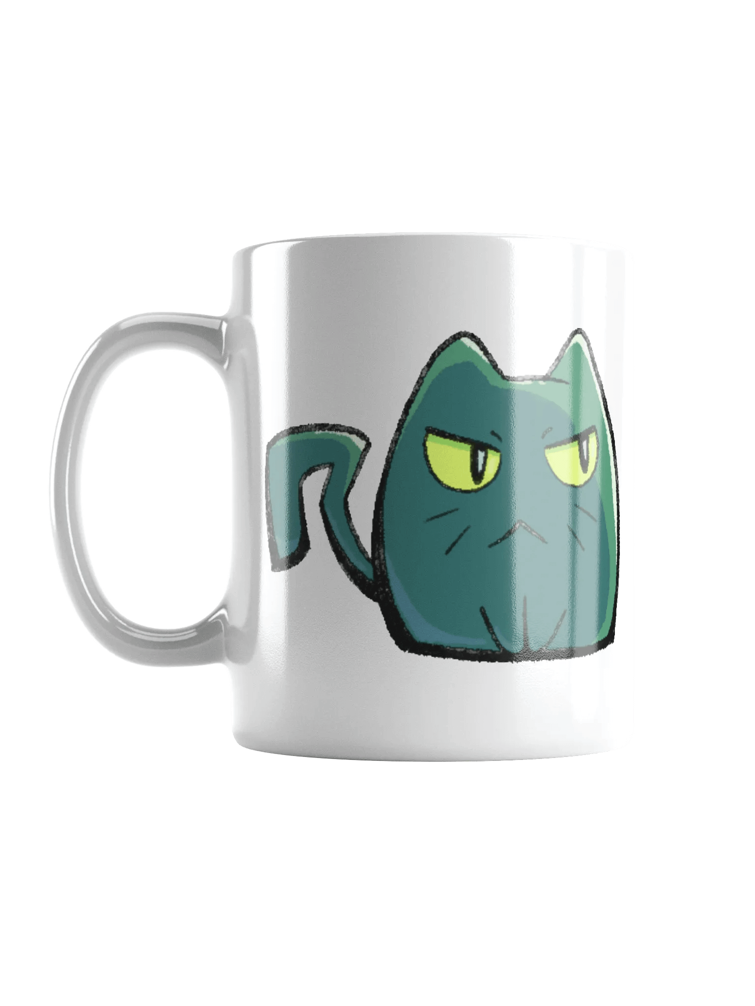Tiny Grumpy Kitty - White Mug product image (3)