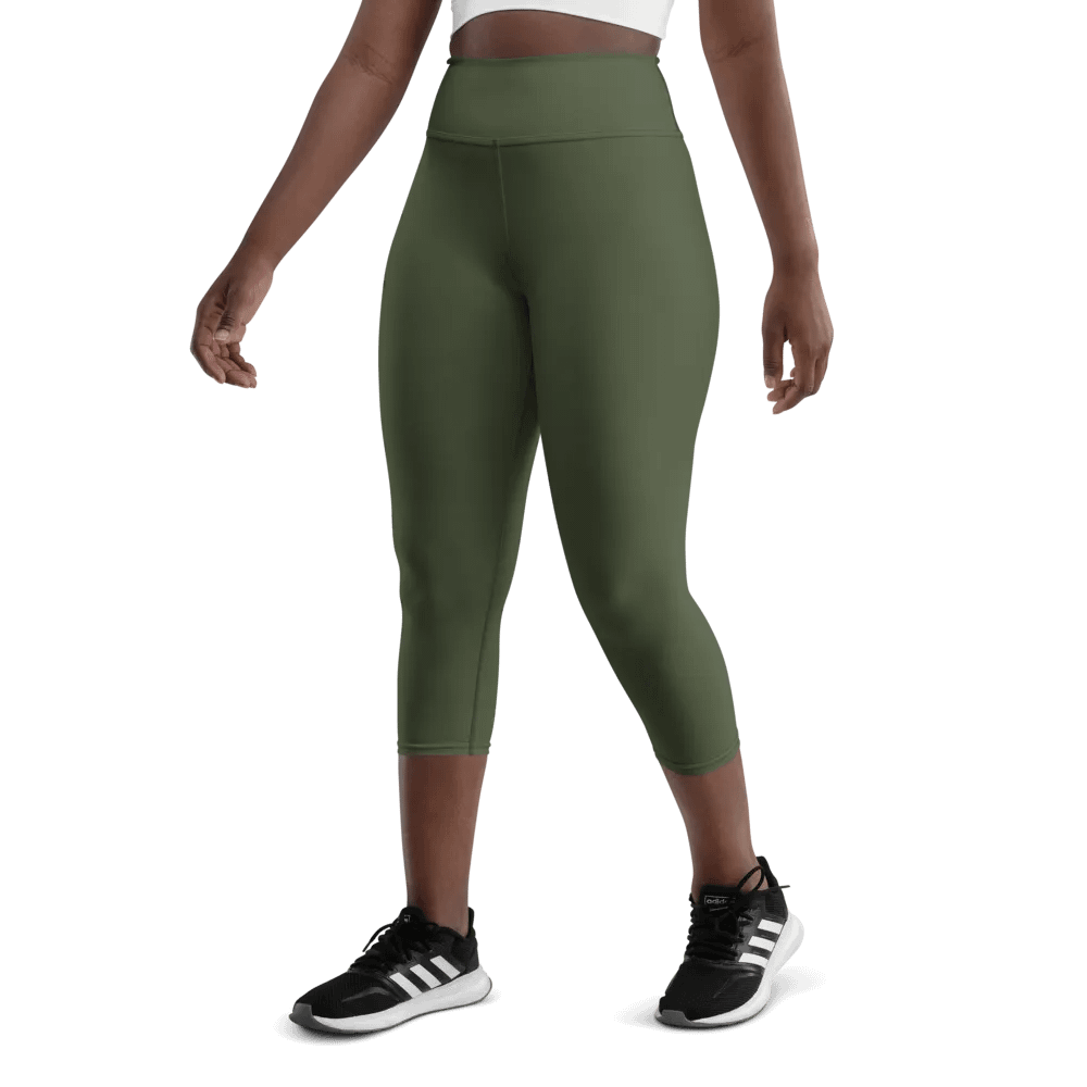 Olive Yoga Capri Leggings product image (3)