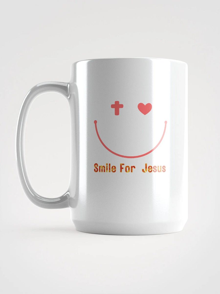 Smile For Jesus White Glossy Mug product image (4)