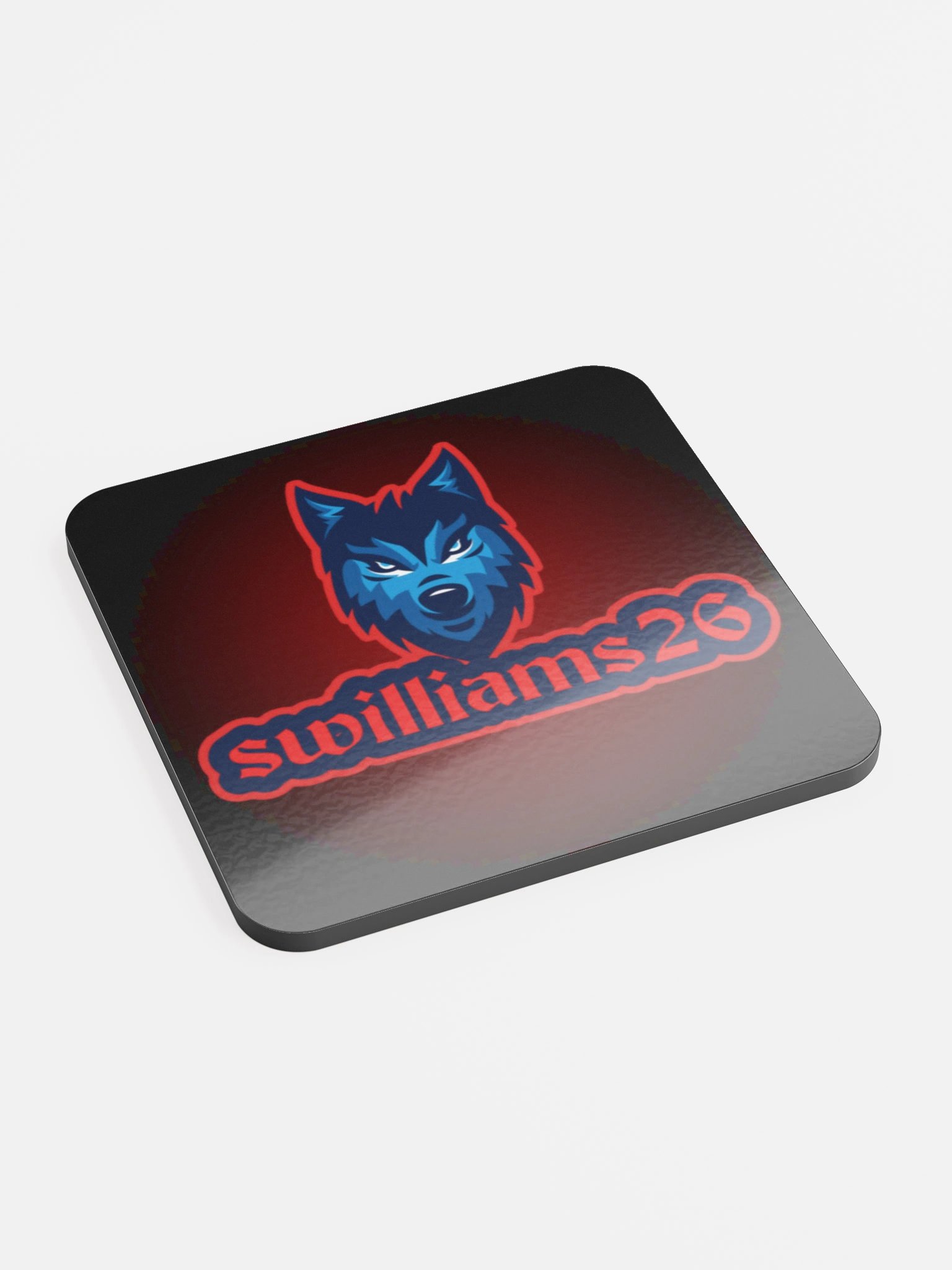 Wolf's Spirit Glossed Cork Coaster product image (2)