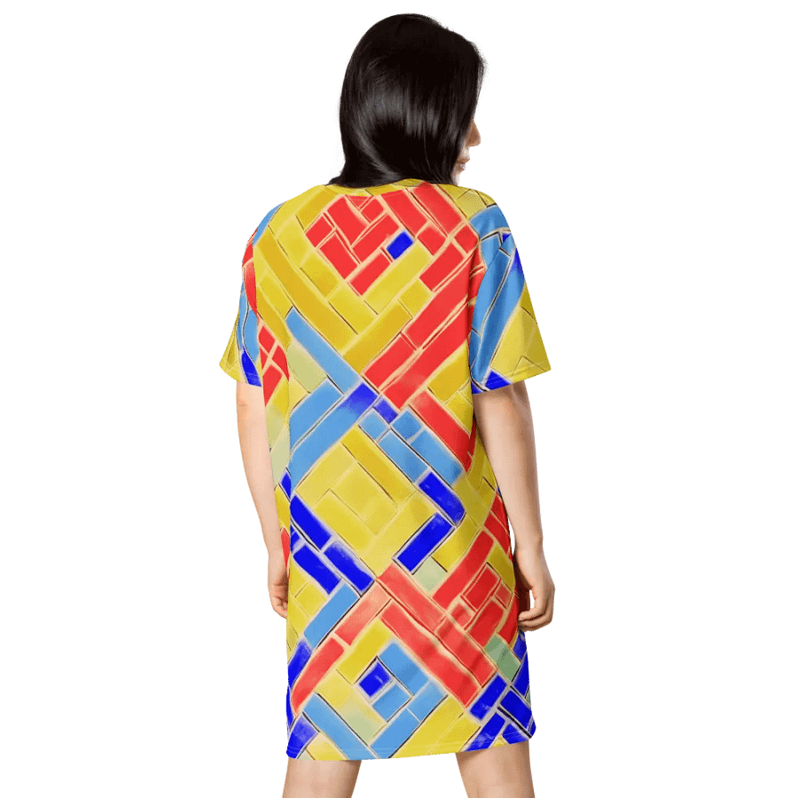 Neon Nights T Shirt Dress product image (4)