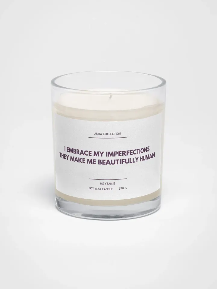 AURA COLLECTION : Embrace Imperfections Soy Wax Candle product image (1)