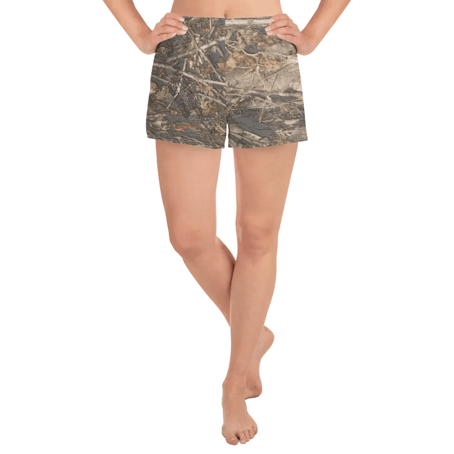 Unisex Athletic Short Shorts - Dead Split - It Happennnns Camo product image (11)