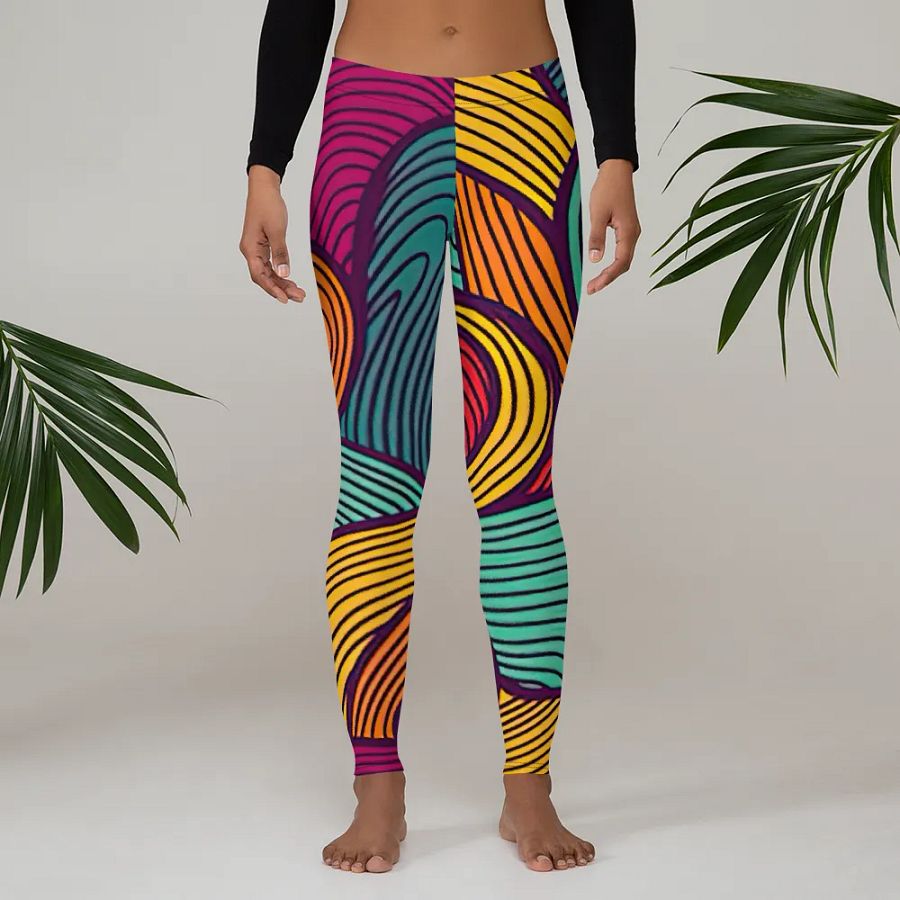 Vibrant Flow All-Over Leggings product image (3)